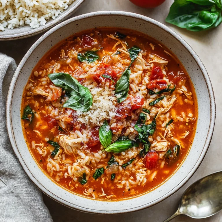 Chicken Tomato Rice Soup: Cozy Comfort in Every Spoonful