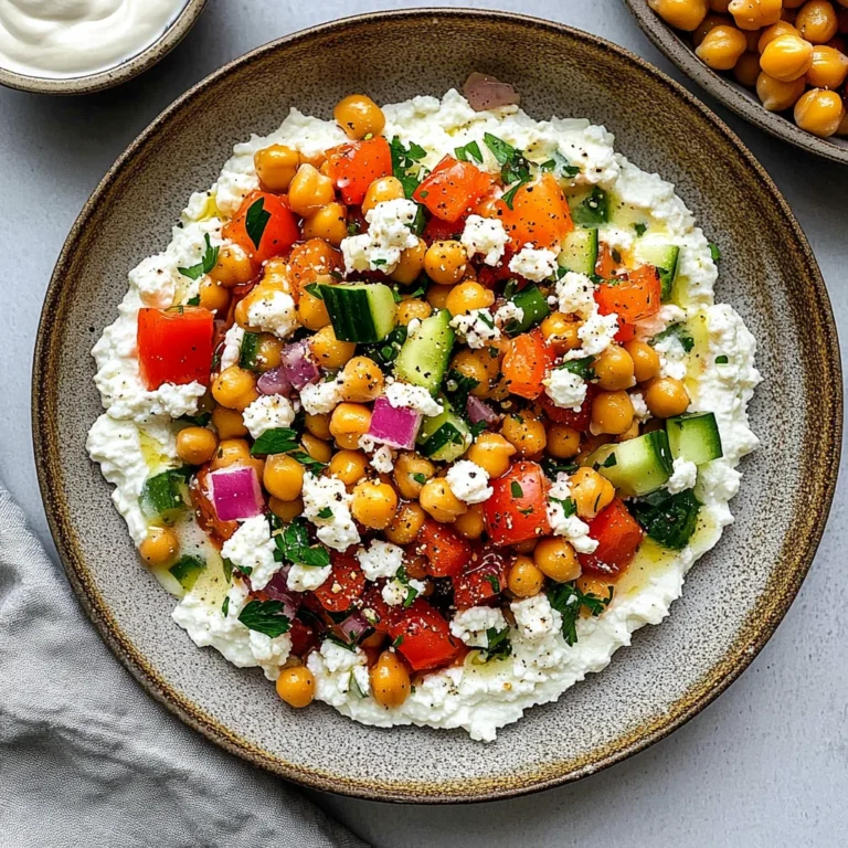 Cottage Cheese and Chickpea Salad: Fresh and Flavorful De…