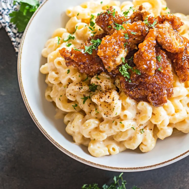 Creamy Honey Pepper Chicken Mac and Cheese Delight: Irres…