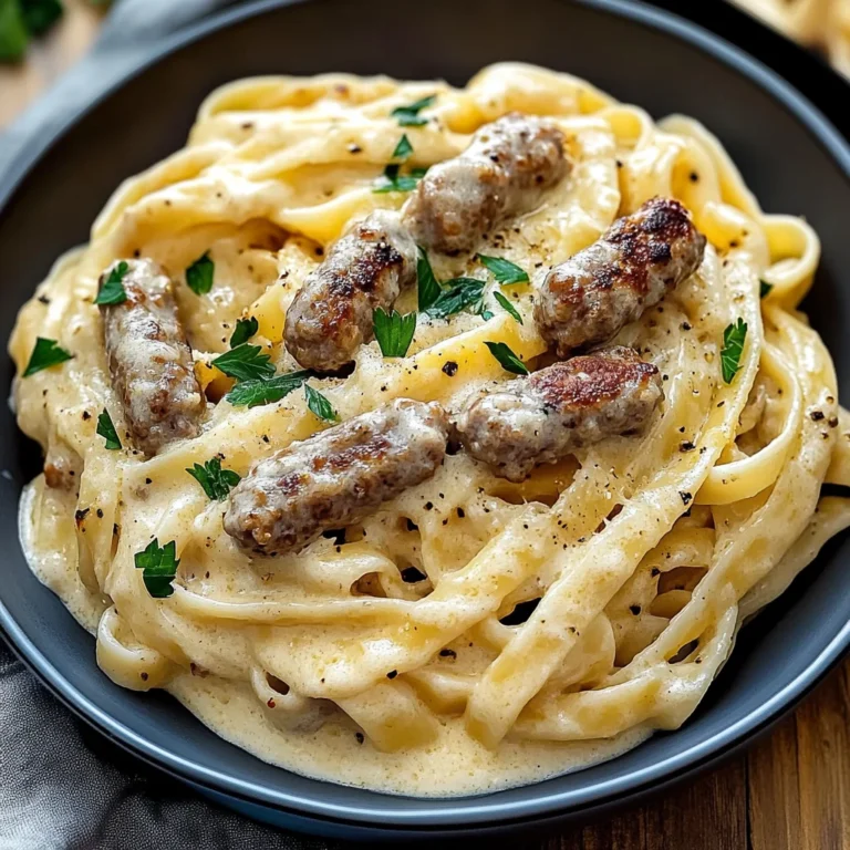 Creamy Italian Sausage Fettuccine Pasta: Cozy Comfort Food