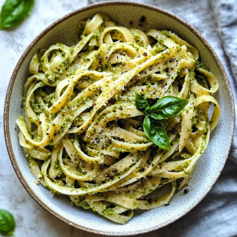 Creamy Pesto Pasta Recipe: Quick and Comforting Delight