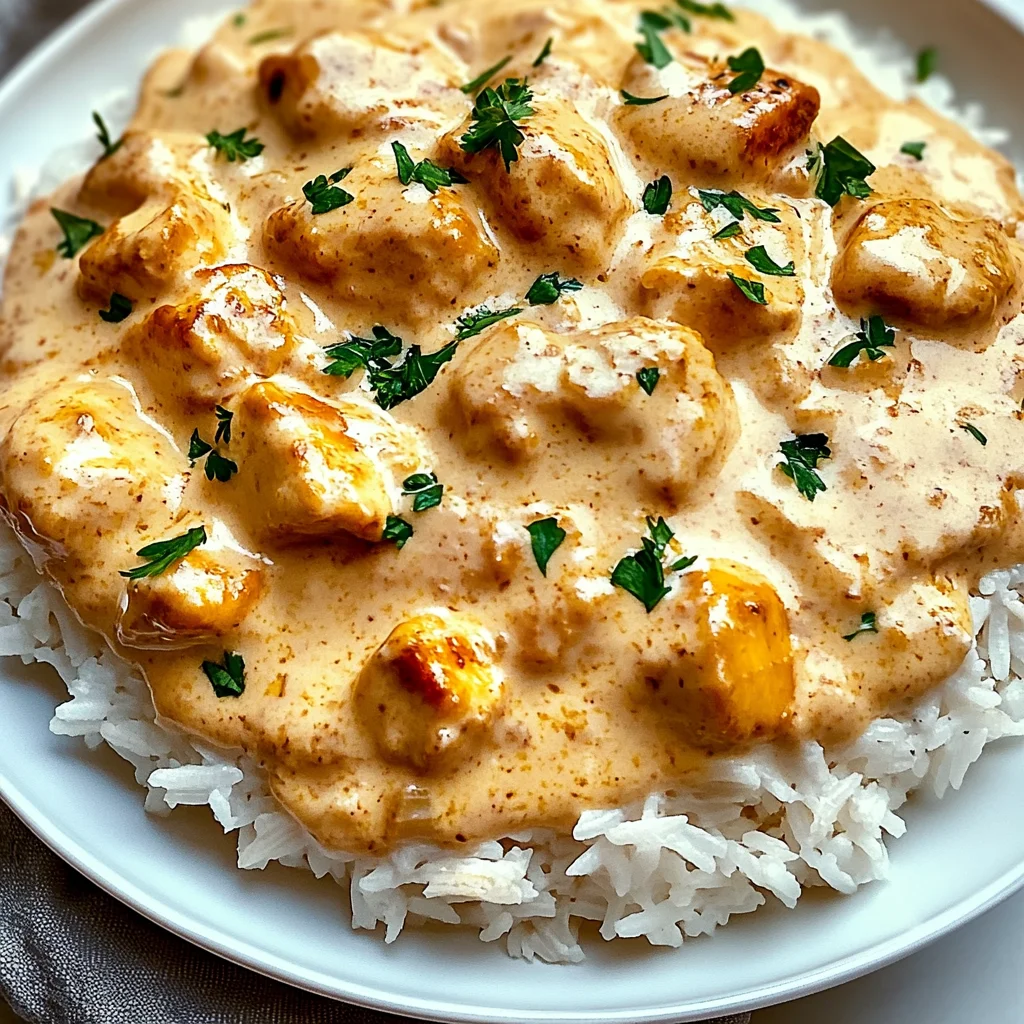Creamy Smothered Chicken and Rice: Comfort Food Bliss