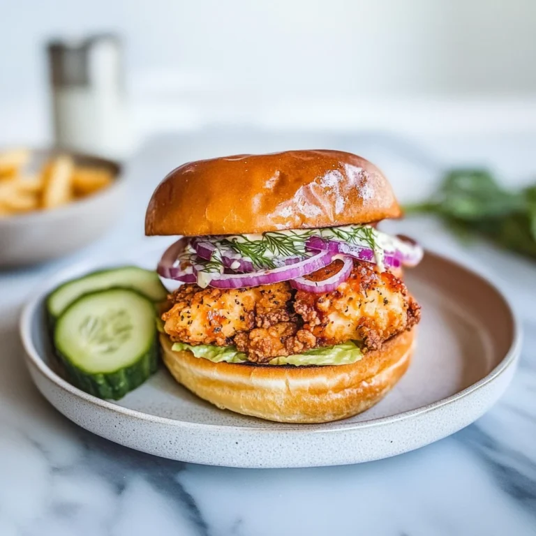 Crispy Dill Chicken Sandwich: Irresistibly Flavorful Delight