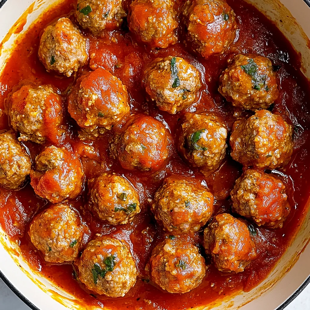 Easy Italian Meatballs: Flavorful Comfort in Every Bite