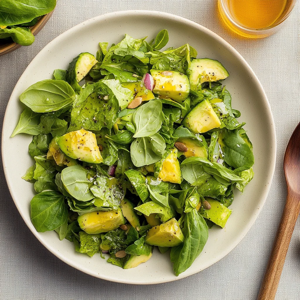 GREEN SALAD: Refreshingly Delicious in Just 10 Minutes