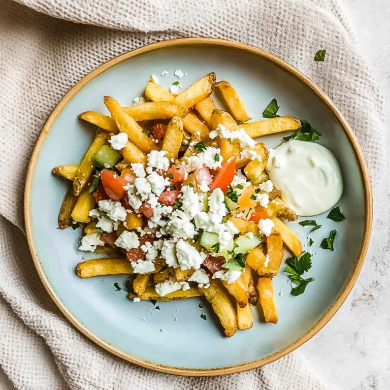 Greek Fries With Feta Cheese: Crispy and Irresistible Treats
