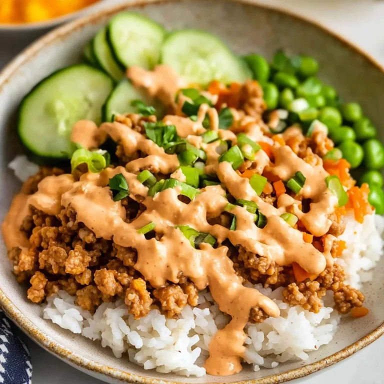 Ground Turkey Rice Bowls with Bang Bang Sauce: Irresistib…