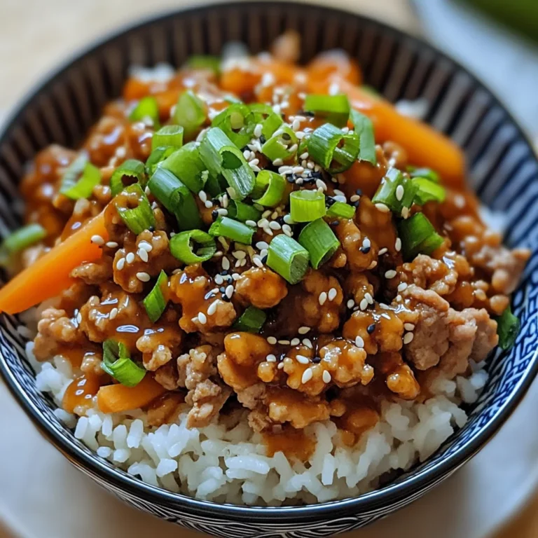 Healthy Ground Turkey Teriyaki Rice Bowl: Guilt-Free Delight