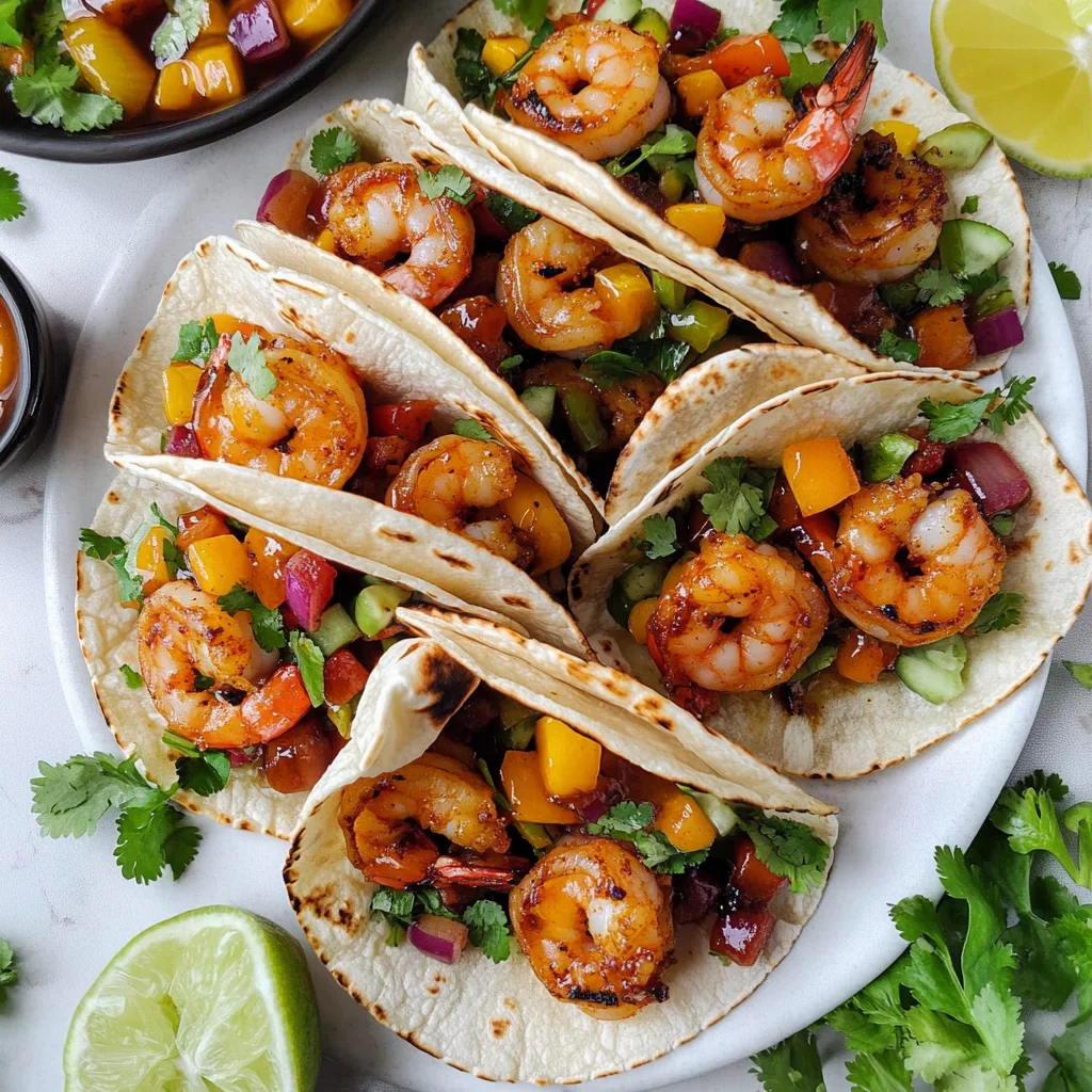 Honey Chipotle Shrimp Tacos: Sweet and Spicy Delight