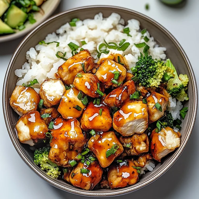 Hot Honey Chicken Bowl: Sweet and Spicy Delight