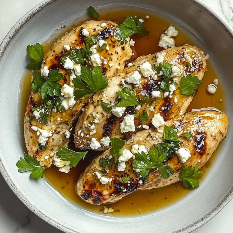 Hot Honey Infused Feta Chicken: Sweet and Spicy Delight