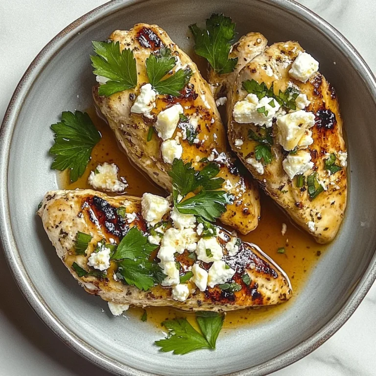 Hot Honey Infused Feta Chicken: Sweet and Spicy Delight
