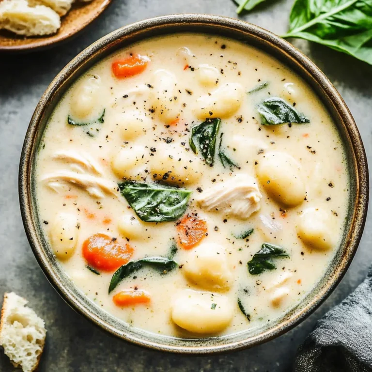 Italian Chicken Gnocchi Soup Recipe: Cozy and Delicious