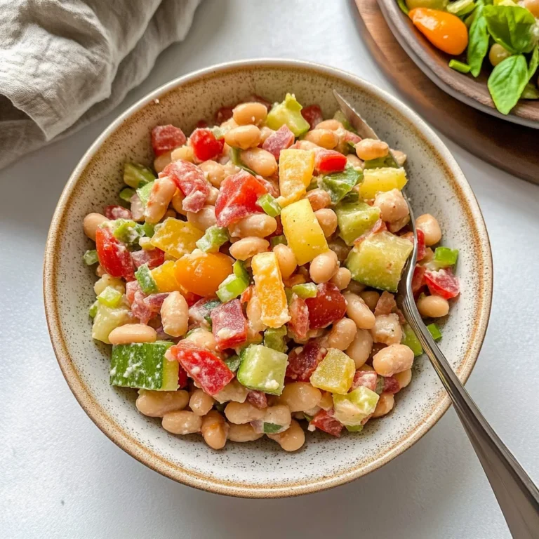 Italian Grinder Bean Salad: Fresh and Flavor-Packed Delight