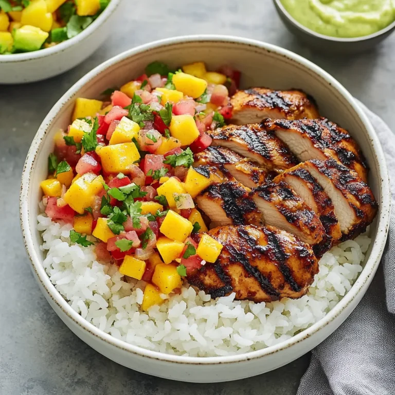 Jerk Chicken Bowls with Mango Salsa: A Flavor Explosion