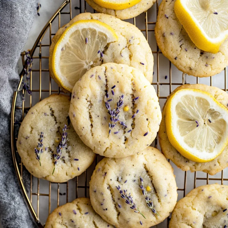 Lemon Lavender Cookie Recipe: Sweet and Floral Delight