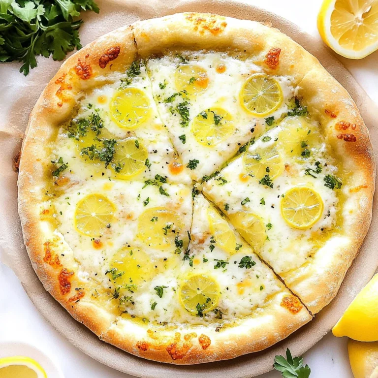 Lemon Pizza: Zesty and Unforgettable Treat