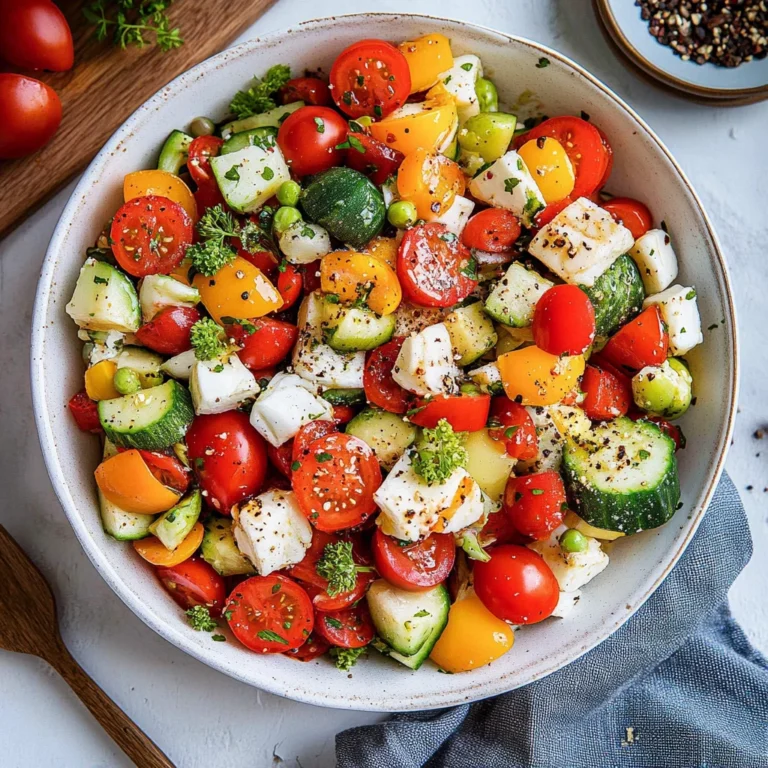 Marinated Vegetable Salad: Fresh and Flavor-Packed Delight
