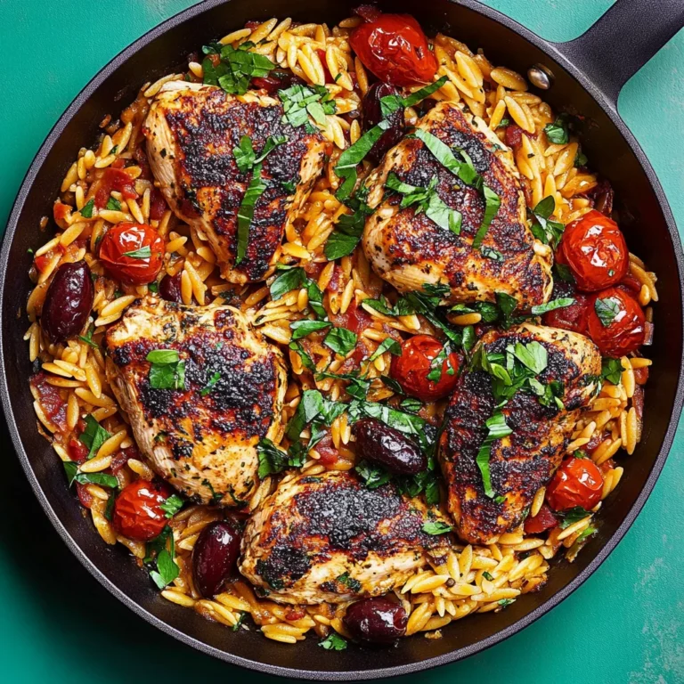 Mediterranean Chicken and Orzo: Comfort in Every Bite