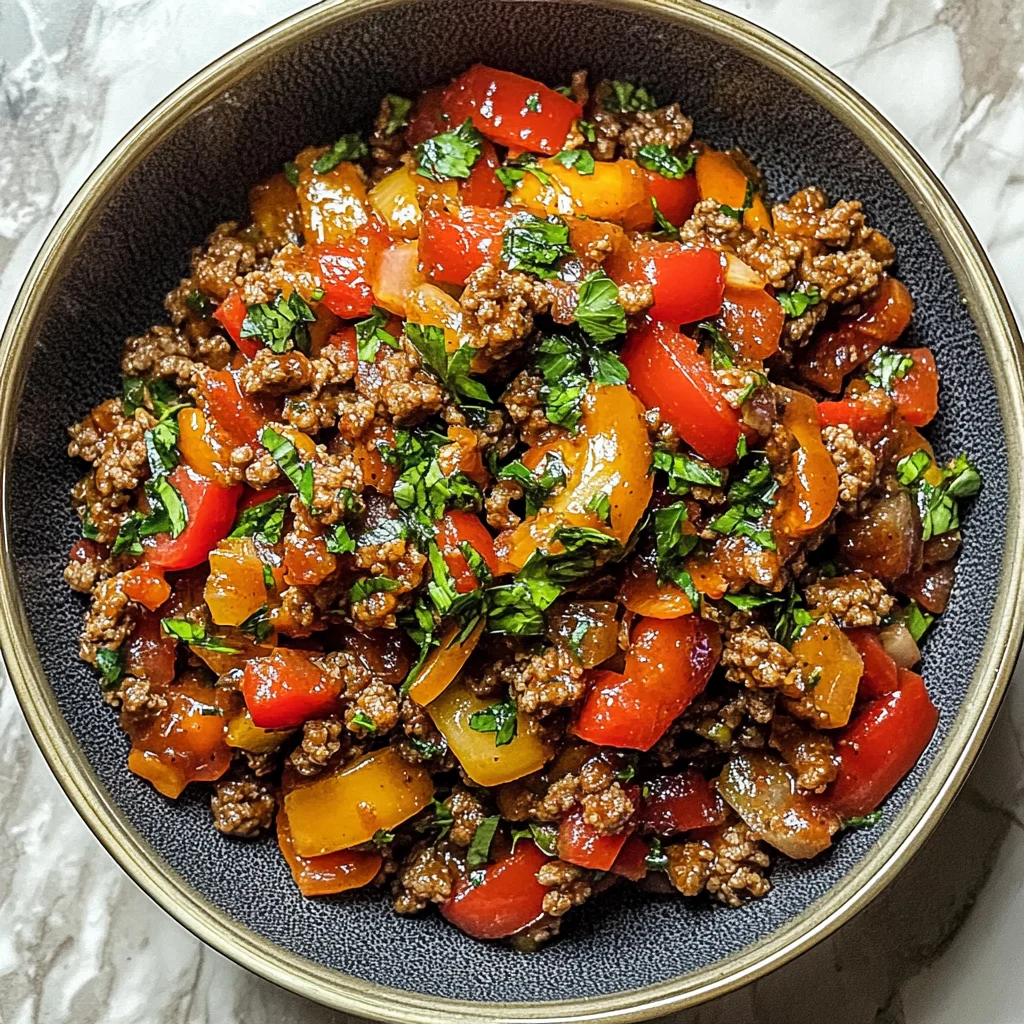 Mediterranean Ground Beef Stir-Fry: Quick and Flavorful D…