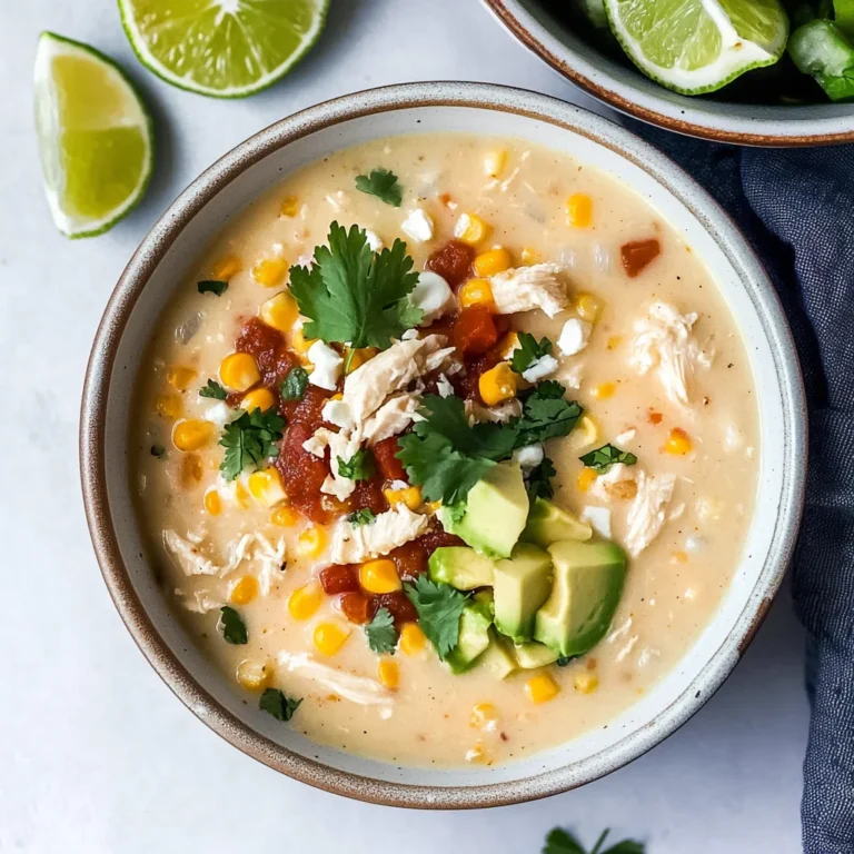 Mexican Street Corn White Chicken Chili: Cozy Goodness