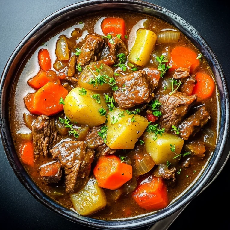 Old Fashioned Beef Stew: Cozy and Heartwarming Delight