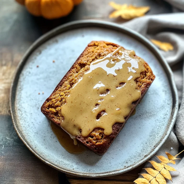 Pumpkin Bread with Maple Glaze: Cozy Fall Delight