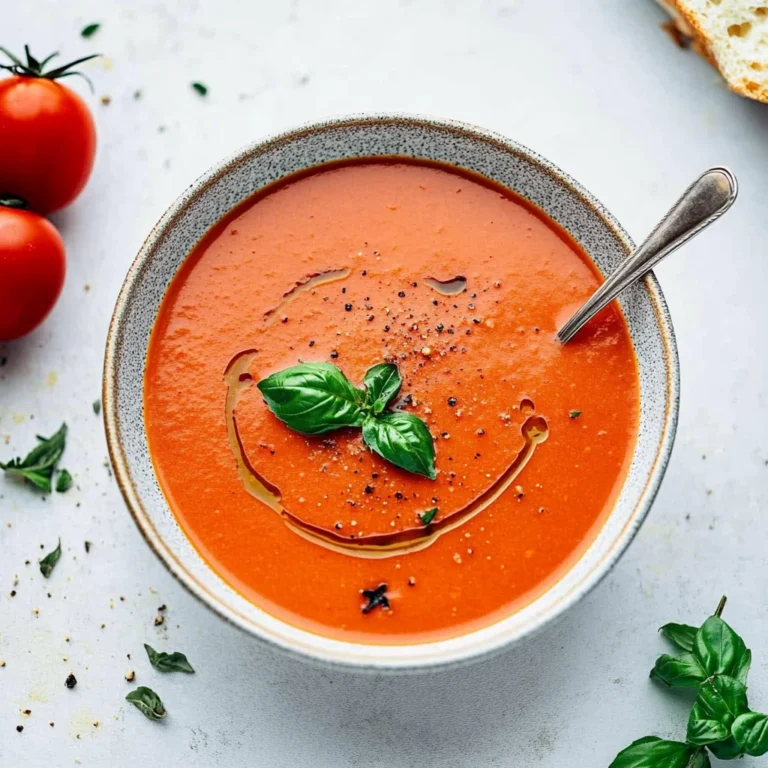 Roasted Tomato Soup with Fresh Tomatoes and Basil: Cozy C…