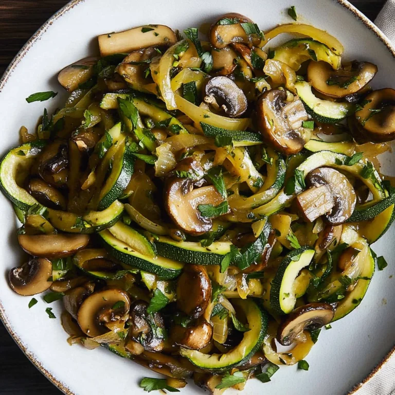 Sauteed Zucchini Mushrooms And Onions: Quick & Flavorful