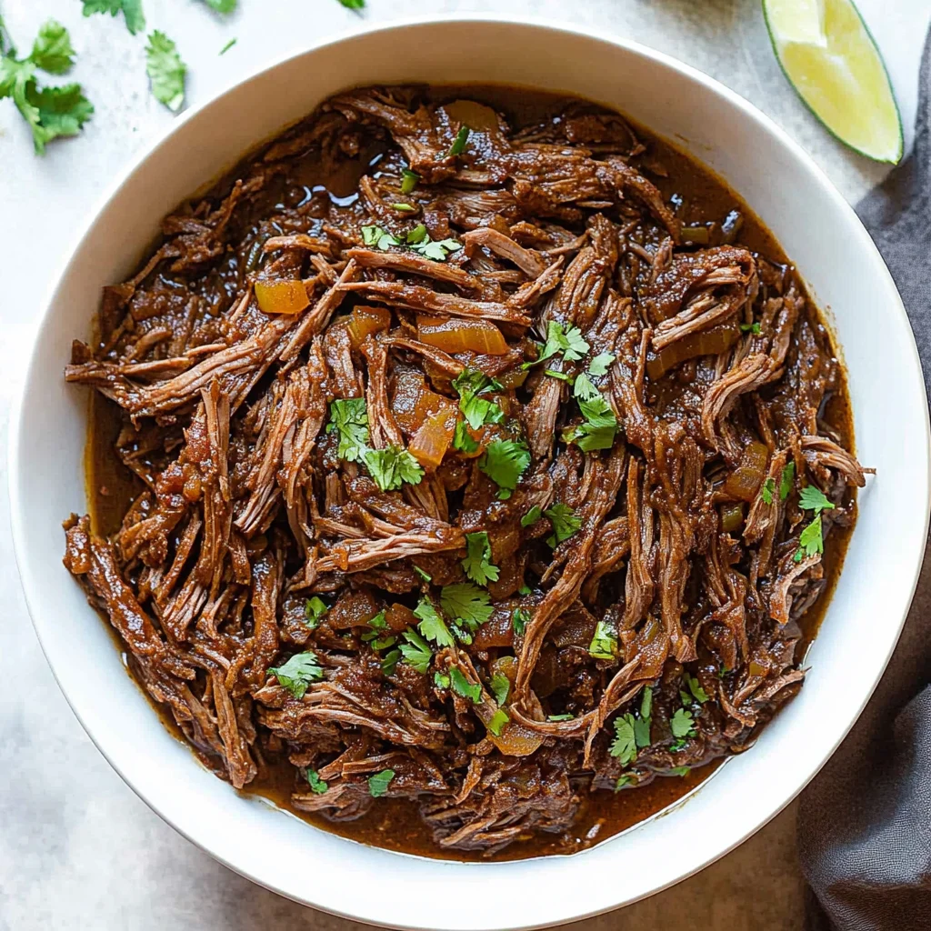 Slow Cooker Mexican Shredded Beef: Tender and Flavorful