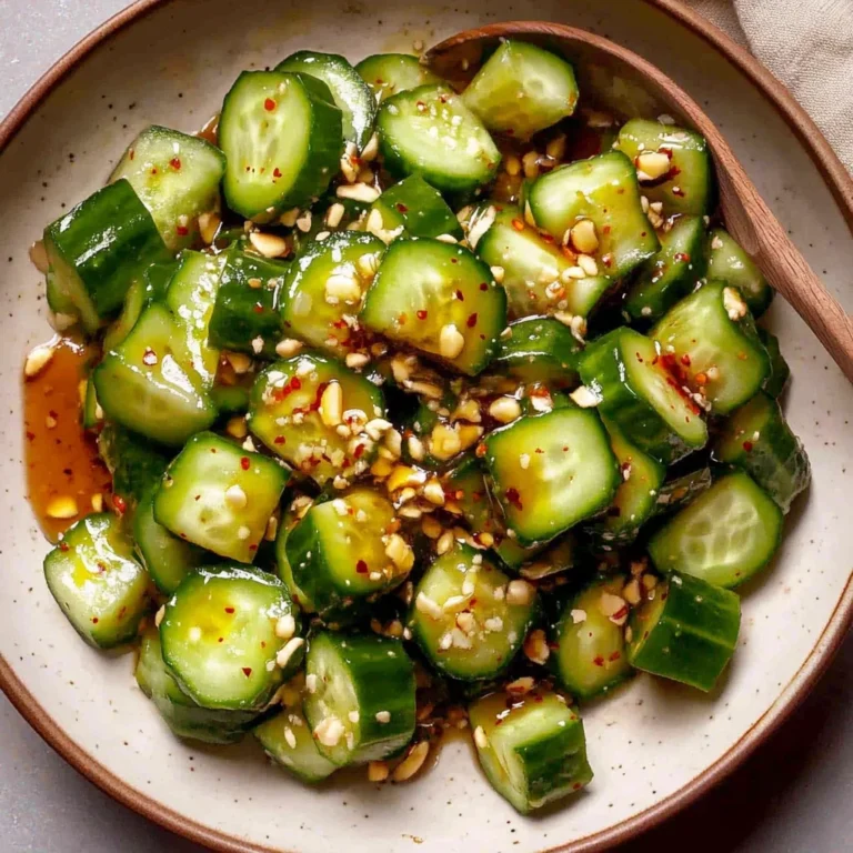 Spicy Cucumber Salad: Crisp and Zesty Delight in Minutes