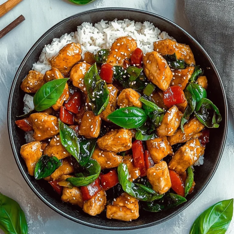 Spicy Thai Basil Chicken: Bold and Flavor-Packed Delight