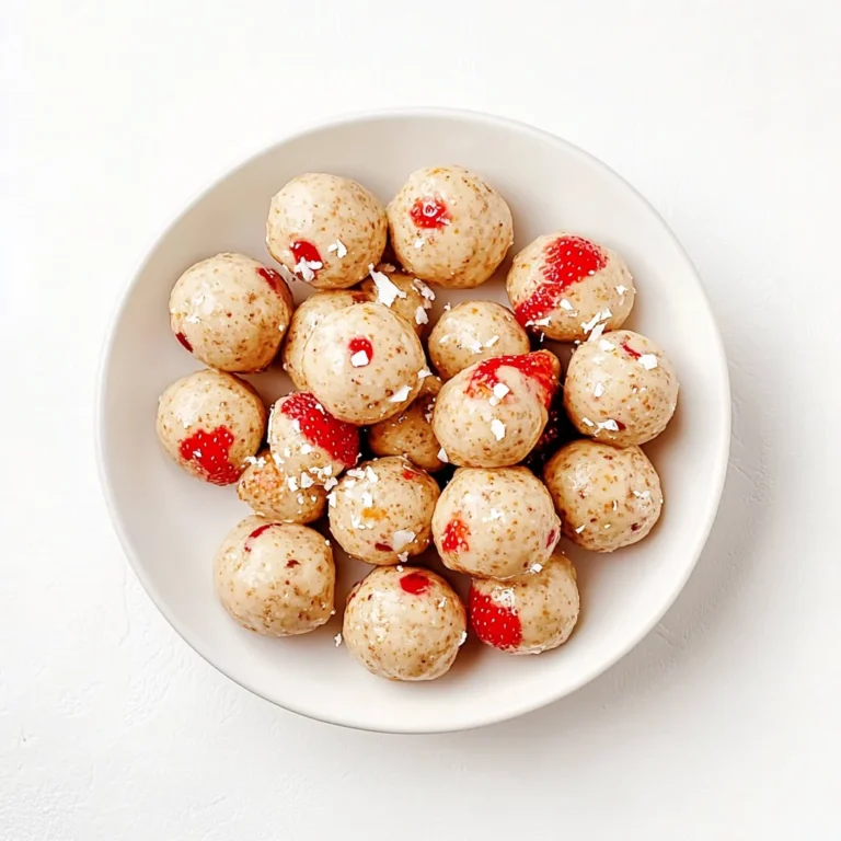 Strawberry Cheesecake Protein Balls: Sweet and Satisfying