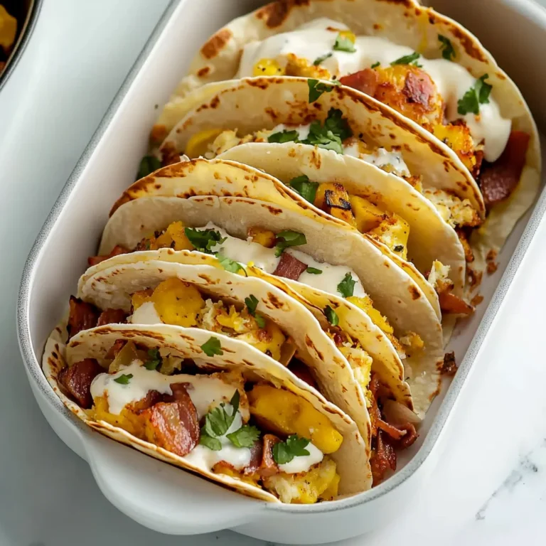 Tasty Baked Breakfast Tacos: Morning Bliss in a Shell