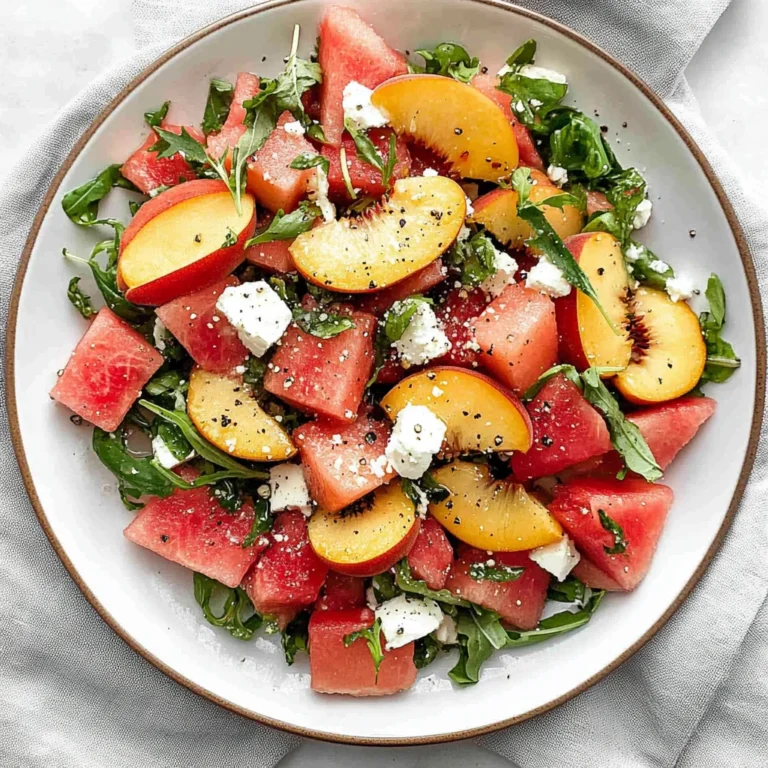 The Peach Watermelon Salad That Tastes Like Summer Bliss