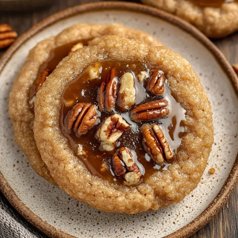 Vegan Pecan Pie Cookies: Chewy and Irresistible Treats