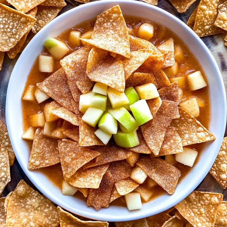 Apple Pie Dip with Cinnamon Sugar Tortilla Chips: Creamy …