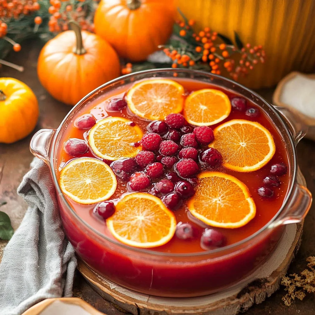 Autumn Punch: Refreshingly Sweet Fall Delight