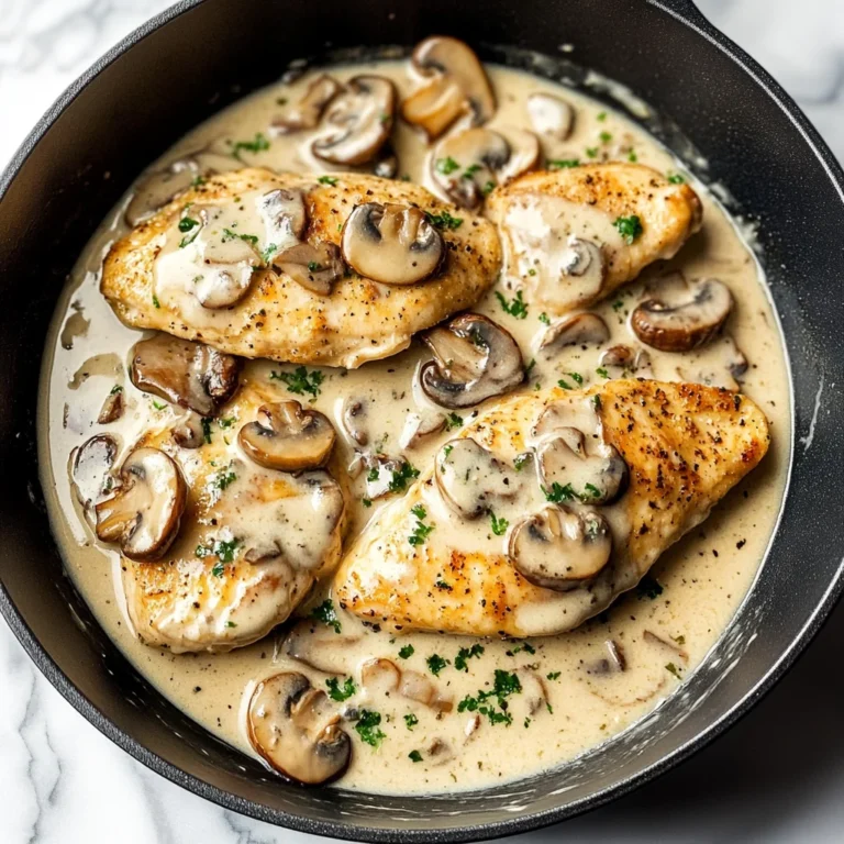 Creamy White Wine Mushroom Chicken: A Cozy Delight