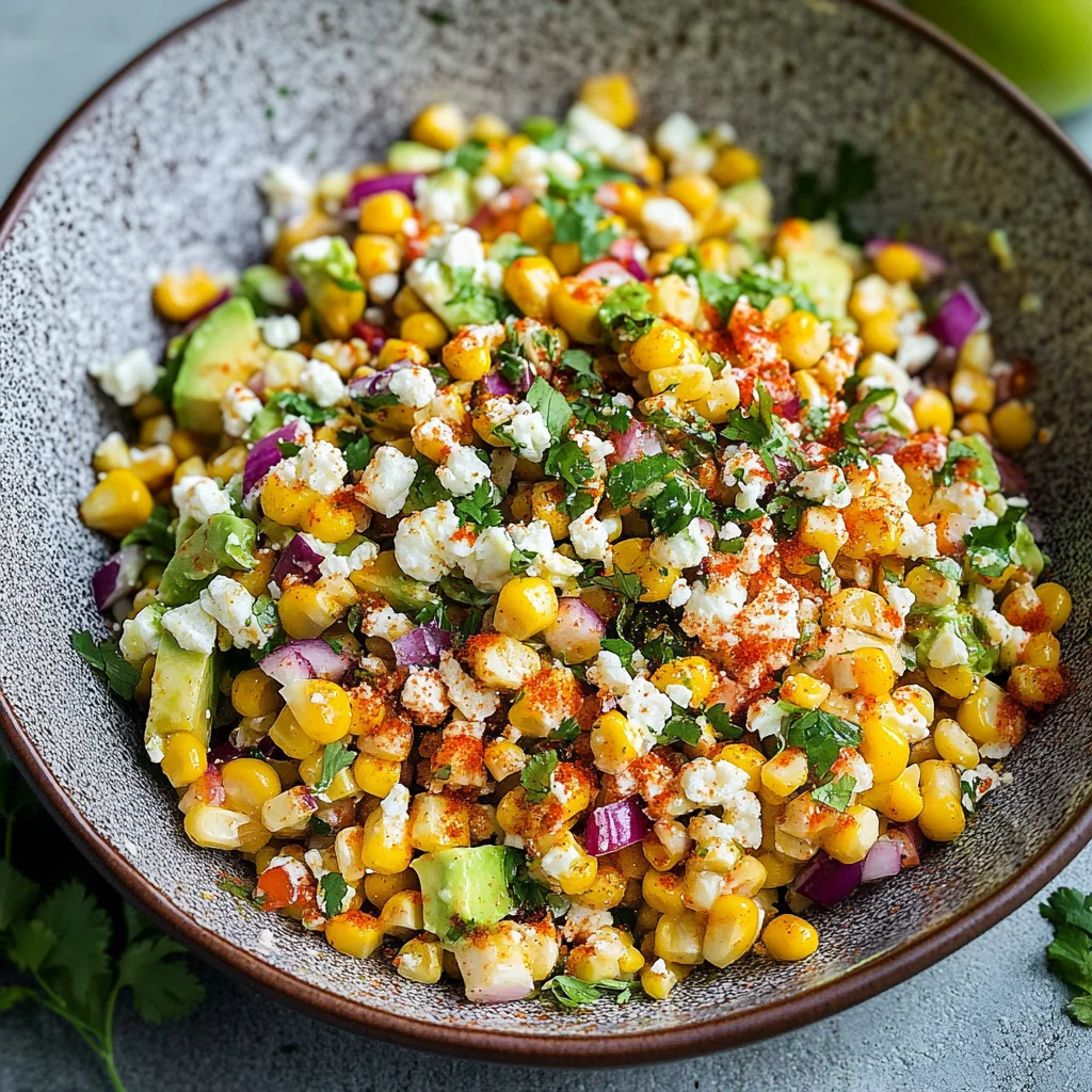 Mexican Street Corn Salad Recipe: Fresh and Zesty Delight
