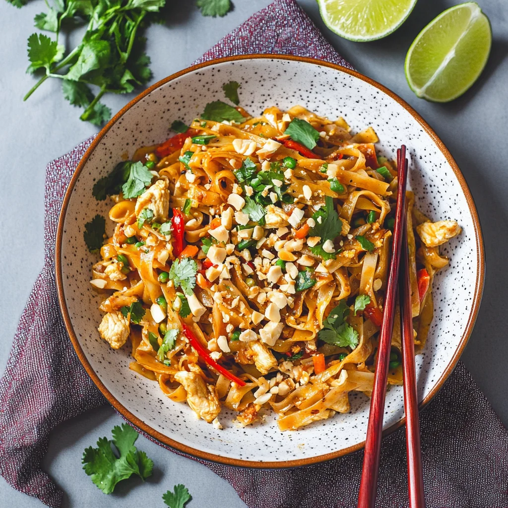 Quick & Easy Chicken Pad Thai: Family Favorites Made Fast