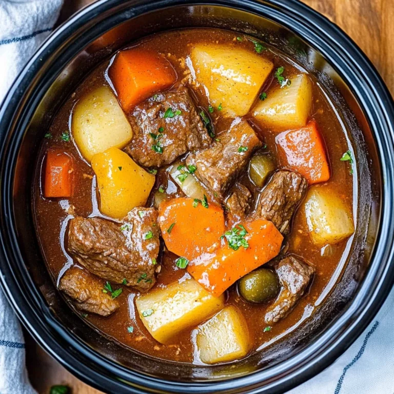 Wholesome Crockpot Beef Stew: Cozy Comfort Food Delight
